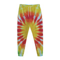 Circle Tie Dye Print Jogger Pants