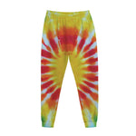 Circle Tie Dye Print Jogger Pants