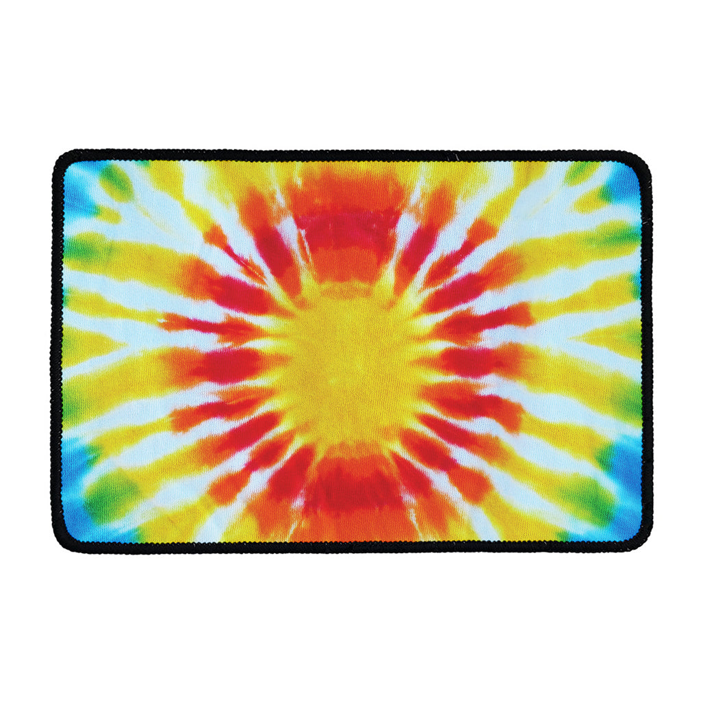 Circle Tie Dye Print Kitchen Mat