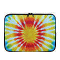 Circle Tie Dye Print Laptop Sleeve