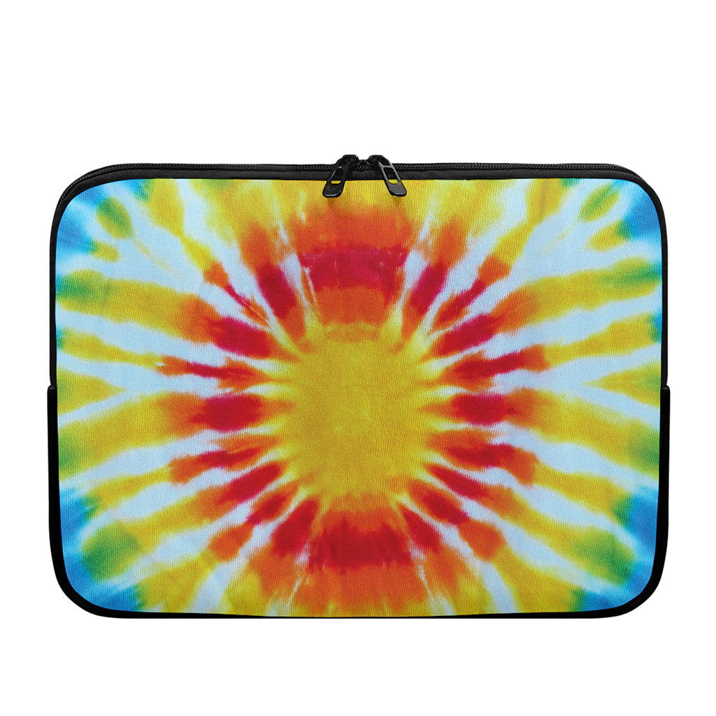 Circle Tie Dye Print Laptop Sleeve