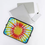 Circle Tie Dye Print Laptop Sleeve