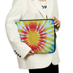 Circle Tie Dye Print Laptop Sleeve