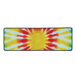 Circle Tie Dye Print Long Kitchen Mat