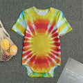 Circle Tie Dye Print Men's Bodysuit