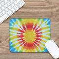 Circle Tie Dye Print Mouse Pad