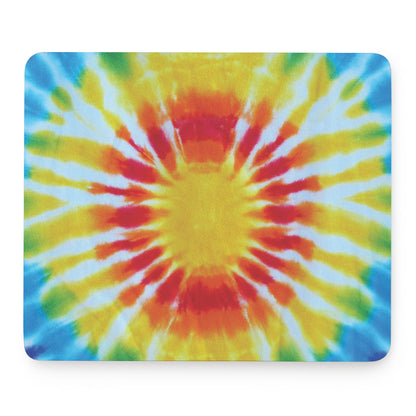 Circle Tie Dye Print Mouse Pad