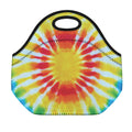 Circle Tie Dye Print Neoprene Lunch Bag