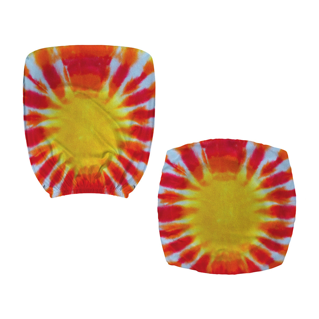 Circle Tie Dye Print Office Chair Cover