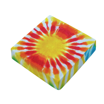 Circle Tie Dye Print Outdoor Seat Cushion Cover