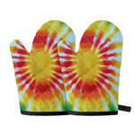 Circle Tie Dye Print Oven Mitts