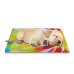Circle Tie Dye Print Pet Cooling Mat Cover
