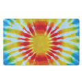 Circle Tie Dye Print Polyester Doormat