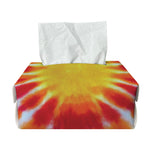 Circle Tie Dye Print Rectangle Tissue Box Cover