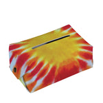 Circle Tie Dye Print Rectangle Tissue Box Cover