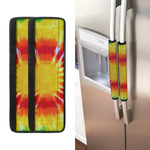Circle Tie Dye Print Refrigerator Handle Covers