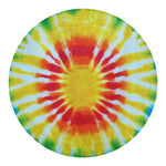 Circle Tie Dye Print Round Blanket