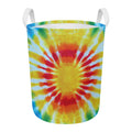 Circle Tie Dye Print Round Laundry Basket