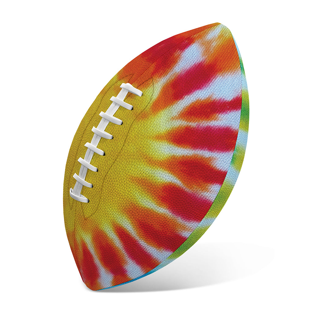 Circle Tie Dye Print Rugby Ball