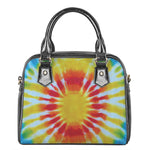 Circle Tie Dye Print Shoulder Handbag