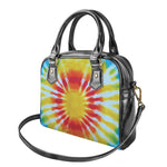 Circle Tie Dye Print Shoulder Handbag