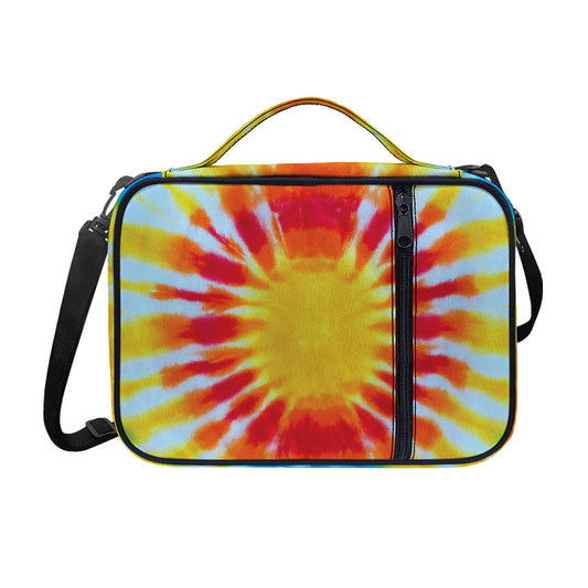 Circle Tie Dye Print Shoulder Strap Bible Bag