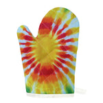 Circle Tie Dye Print Single Oven Mitt