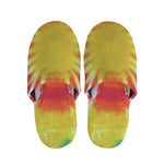 Circle Tie Dye Print Slippers