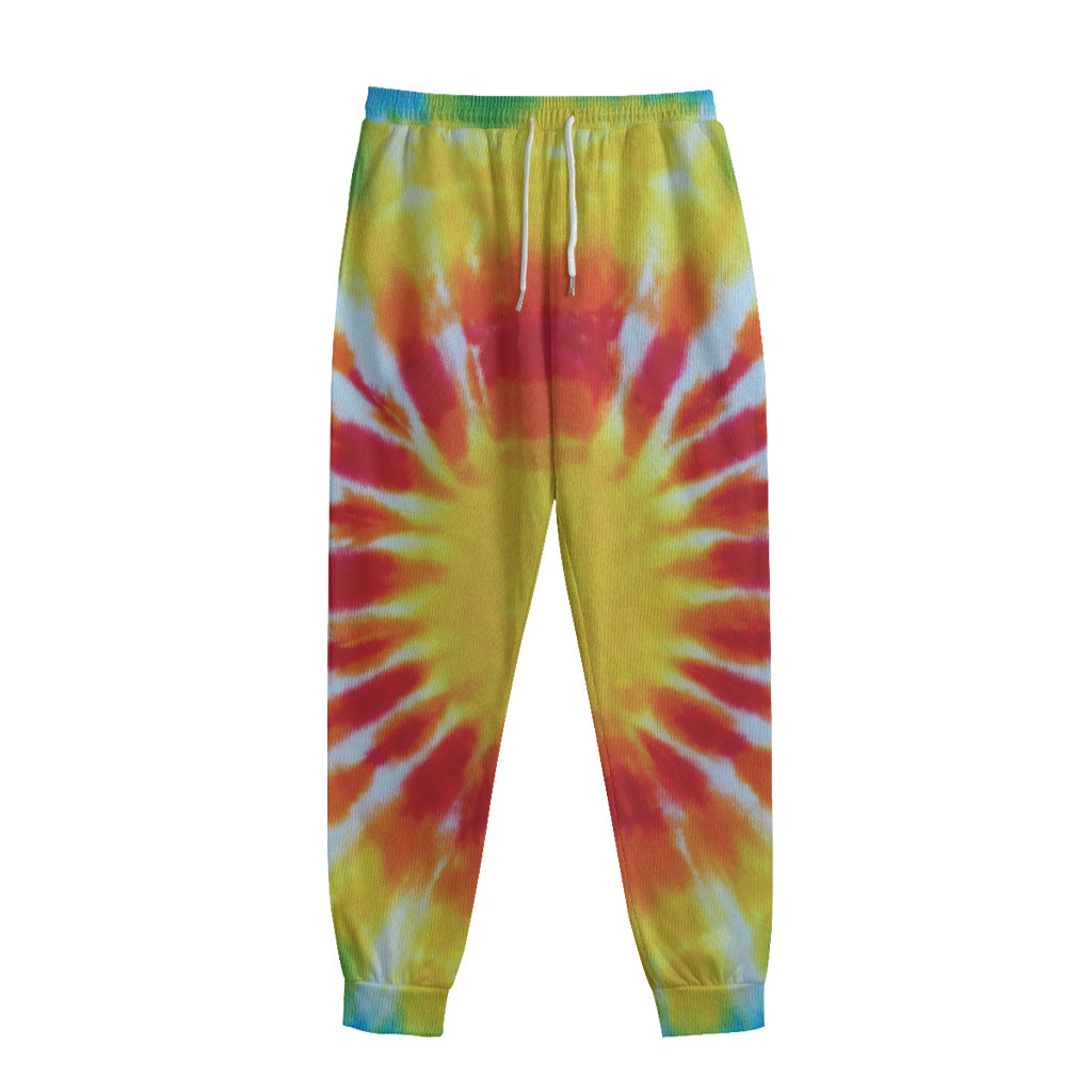 Circle Tie Dye Print Sweatpants