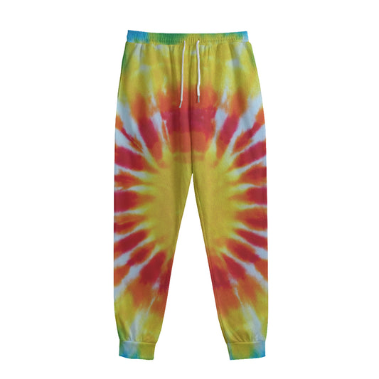 Circle Tie Dye Print Sweatpants