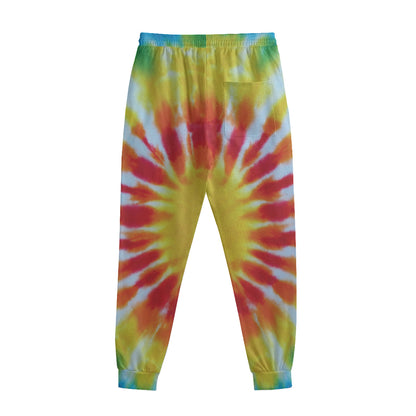 Circle Tie Dye Print Sweatpants