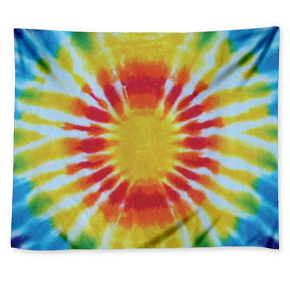 Circle Tie Dye Print Tapestry