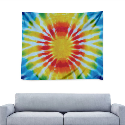 Circle Tie Dye Print Tapestry
