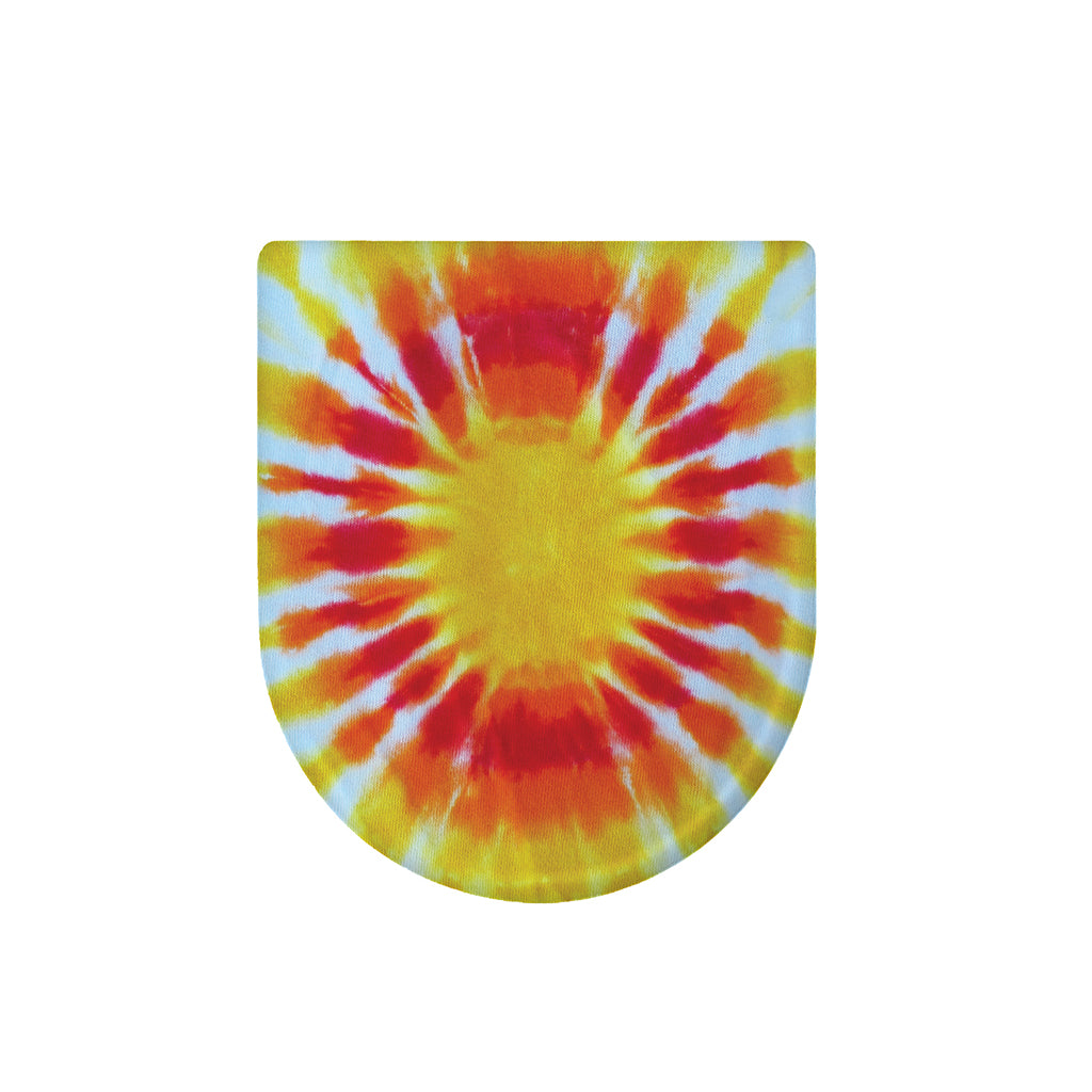 Circle Tie Dye Print Toilet Lid Cover