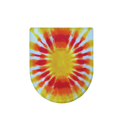 Circle Tie Dye Print Toilet Lid Cover