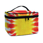 Circle Tie Dye Print Travel Makeup Bag