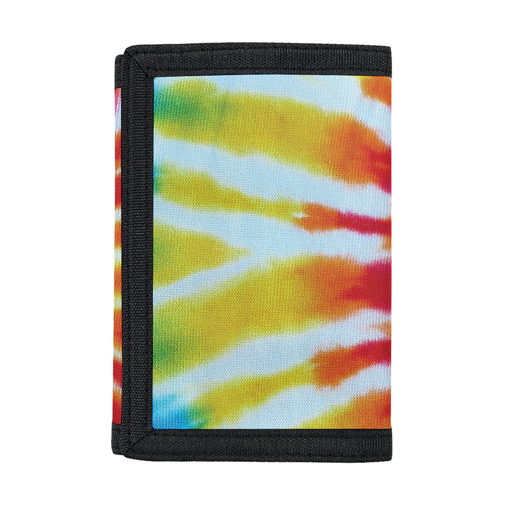 Circle Tie Dye Print Trifold Wallet