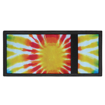 Circle Tie Dye Print Trifold Wallet