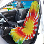 Circle Tie Dye Print Waterproof Car Seat Cover