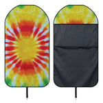 Circle Tie Dye Print Waterproof Car Seat Cover