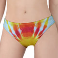 Circle Tie Dye Print Women's Panties