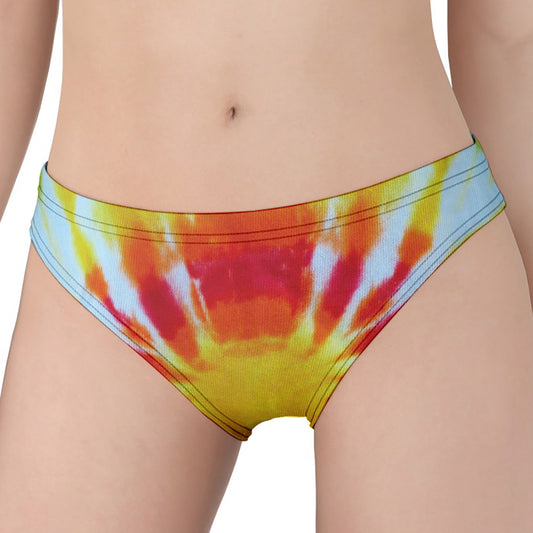 Circle Tie Dye Print Women's Panties