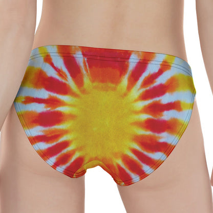 Circle Tie Dye Print Women's Panties