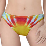 Circle Tie Dye Print Women's Thong