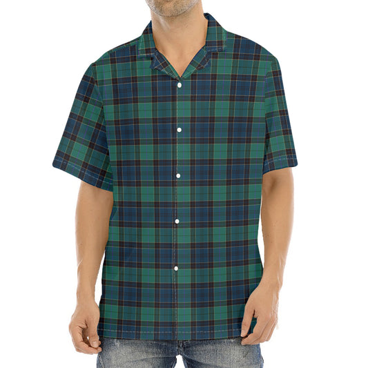 Clan Campbell Tartan Pattern Print Aloha Shirt