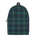Clan Campbell Tartan Pattern Print School Backpack