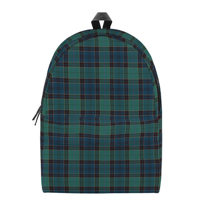 Clan Campbell Tartan Pattern Print Backpack