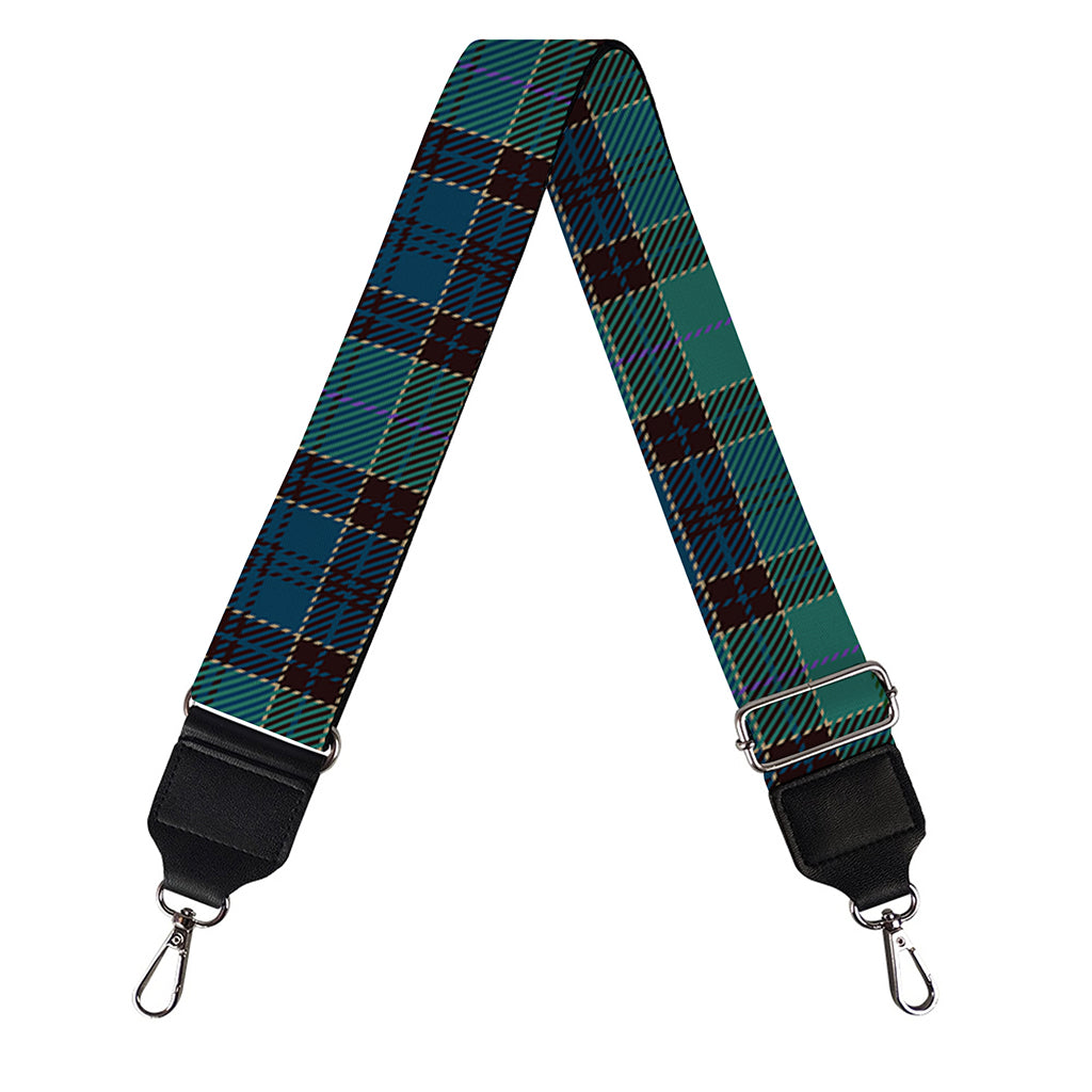 Clan Campbell Tartan Pattern Print Bag Strap