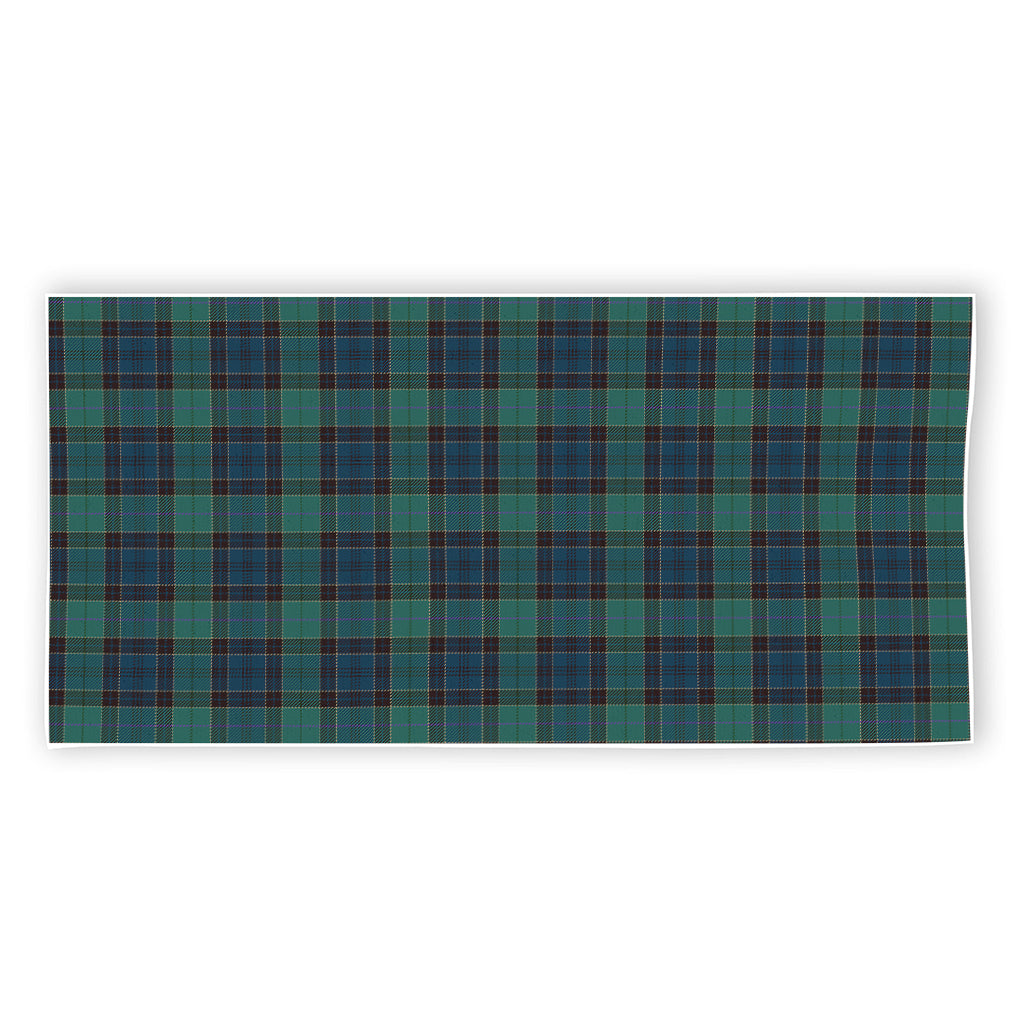 Clan Campbell Tartan Pattern Print Beach Towel