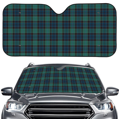 Clan Campbell Tartan Pattern Print Car Windshield Sun Shade